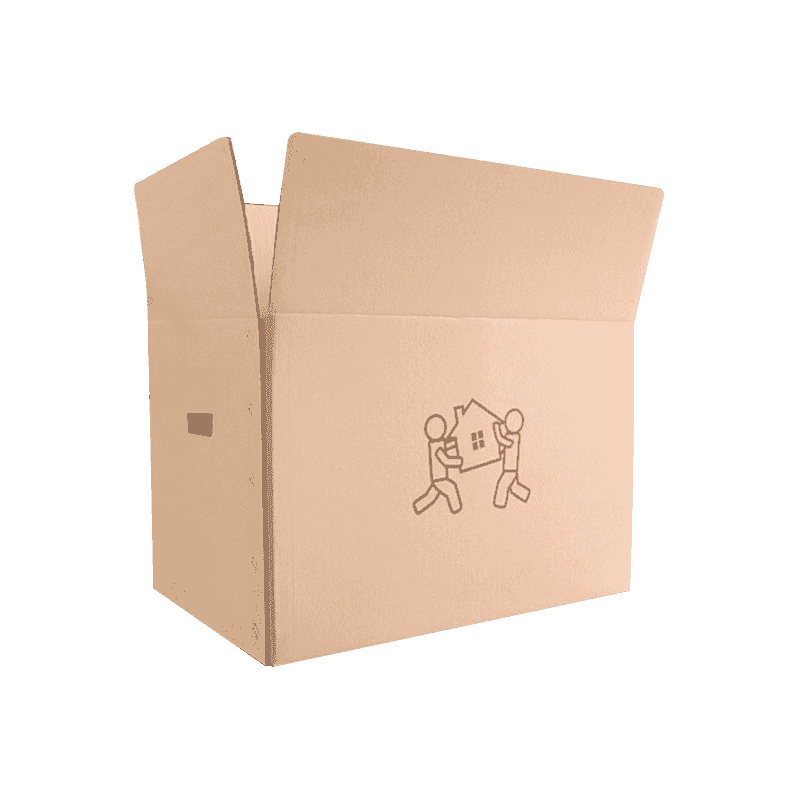 Memindahkan Kotak Pengiriman Bergelombang