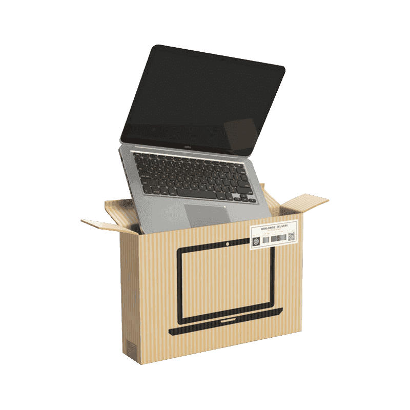 Kotak Kemasan Laptop Bergelombang