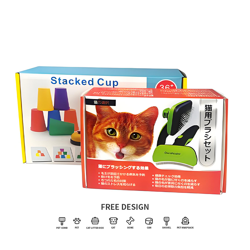 Kotak Pengemasan Alat Hewan Peliharaan Bergelombang