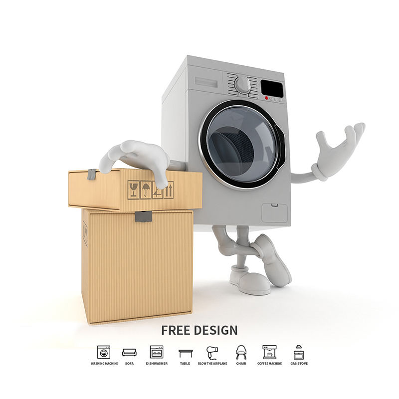 Kotak Kemasan Mesin Cuci Bergelombang